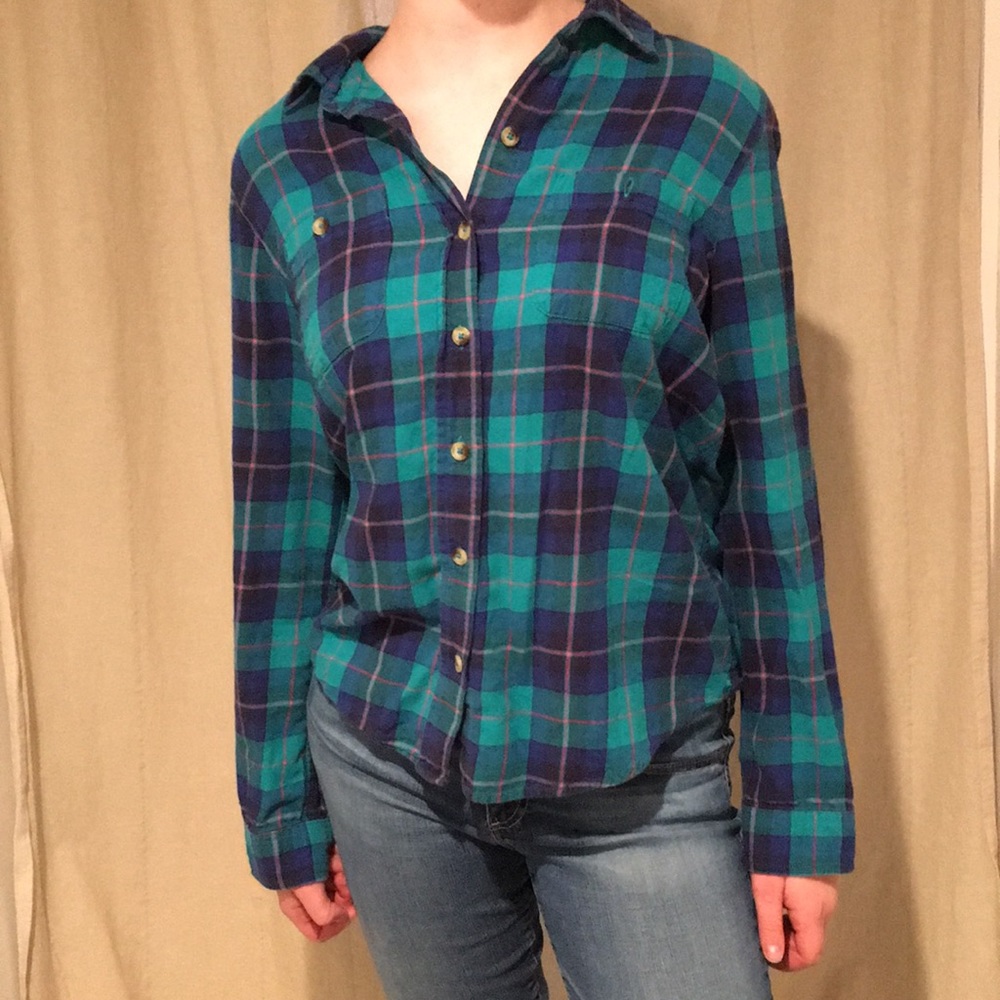 Super comfy Button up cotton flannel